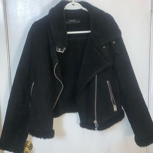Zara suede motor jacket